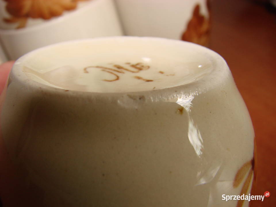 Mirostowice fajansowy kubeczek Pruszcz Gdański
