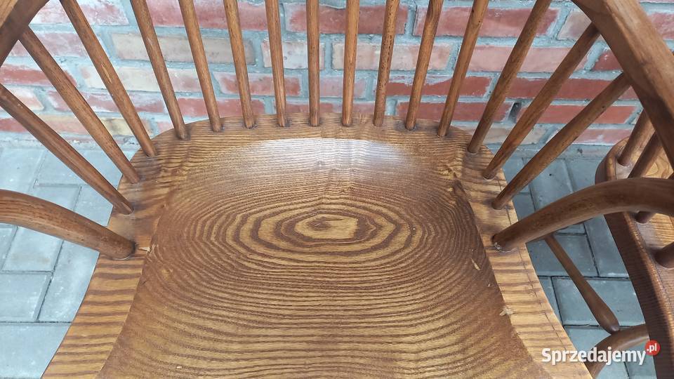 Fotele drewniane 3 sztuki rustykalne 641 zachodniopomorskie Gawroniec