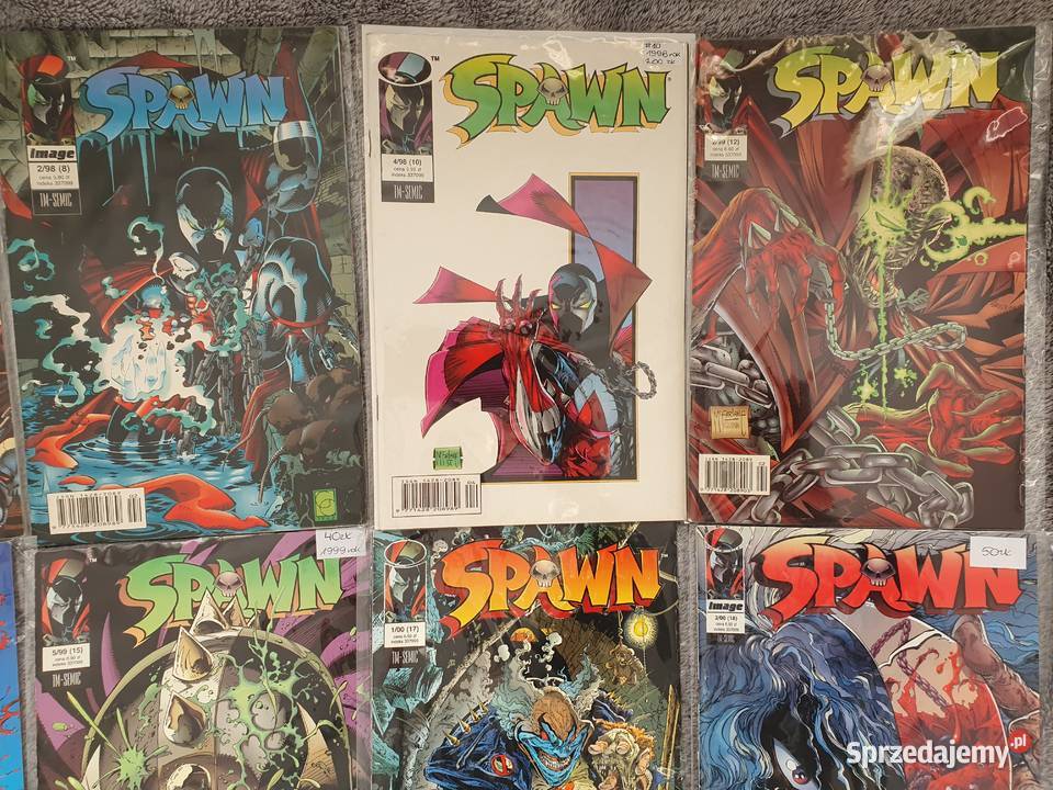 Spawn zestaw 15 komiksów TMSemic 1997 Gdynia