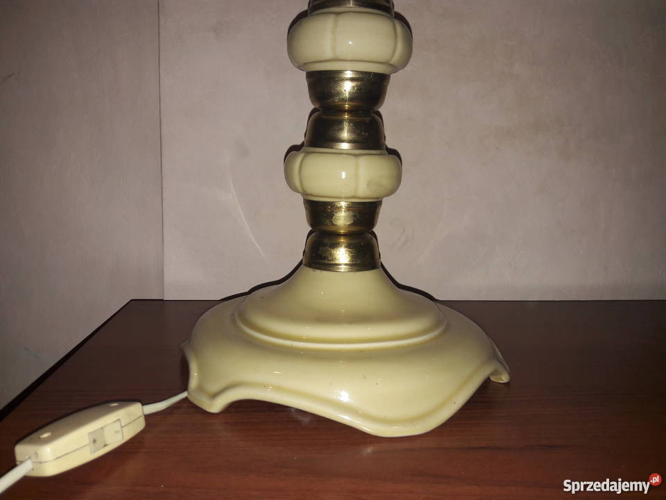 LAMPA CERAMICZNA retro vintage rarytas lata 6070 Gliwice