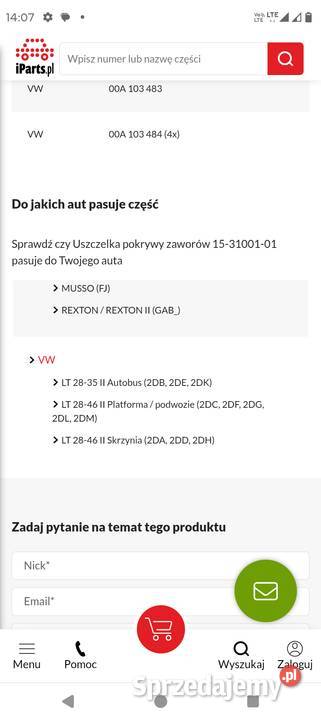 Zestaw uszczelek victorr reinz 153100101 dolnośląskie Wrocław sprzedam