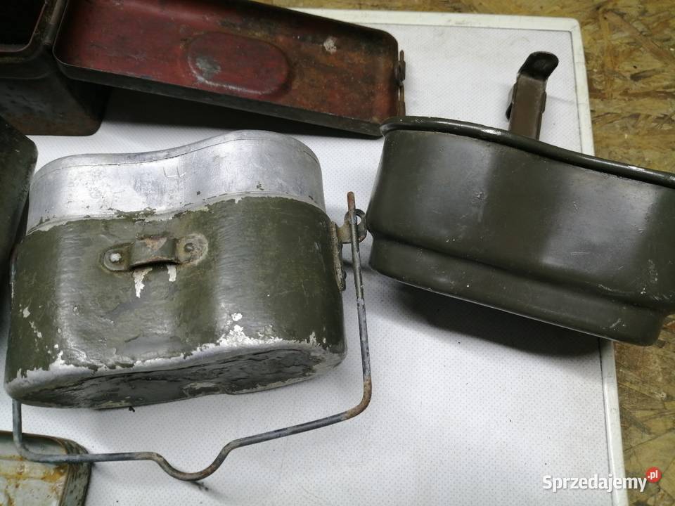 Metalowe pudełka z czasów PRL mazowieckie Drążdżewo Nowe