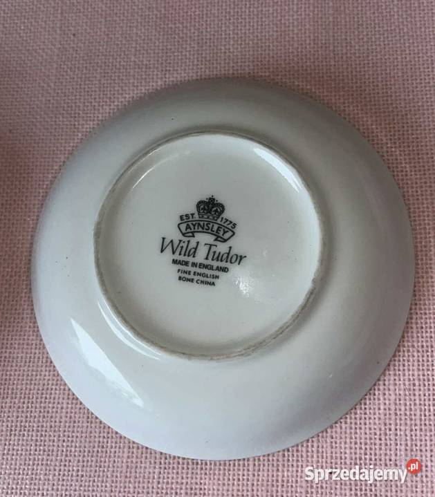 Talerzyk Aynsley Wild Tudor Made in England Gdańsk sprzedam