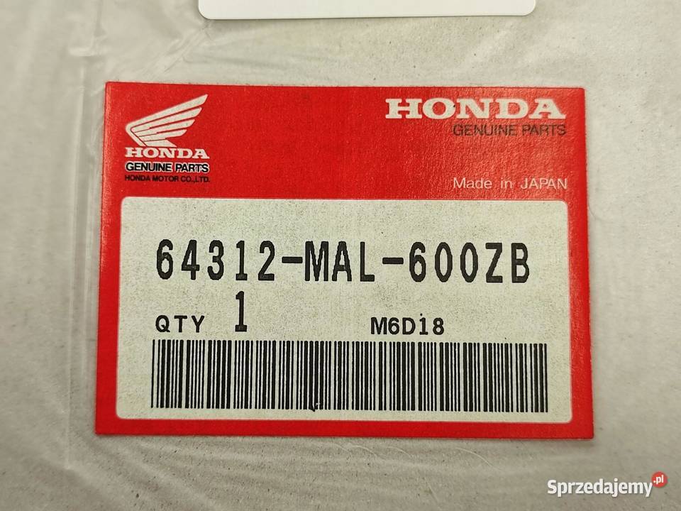 NAKLEJKA BOCZEK PR DOLNY HONDA CBR 600 F 1995 lubelskie sprzedam