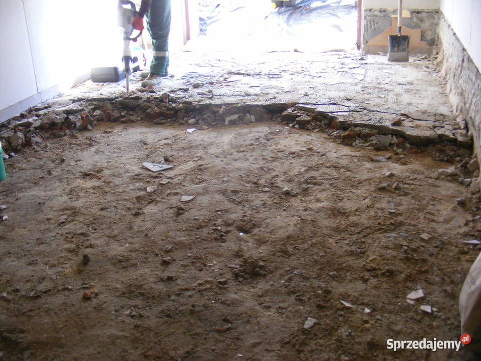 Skuwanie posadzek kucie betonu skuwanie starej Warszawa