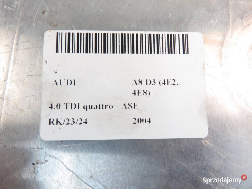 STEROWNIK AUDI A8 D3 40 TDI 4E0907409B małopolskie