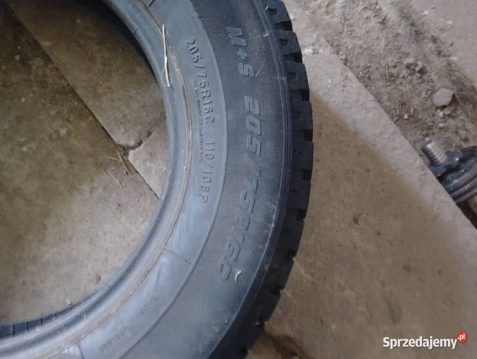 2 opony 205 75 r 16 C lubelskie Nadrybie Ukazowe