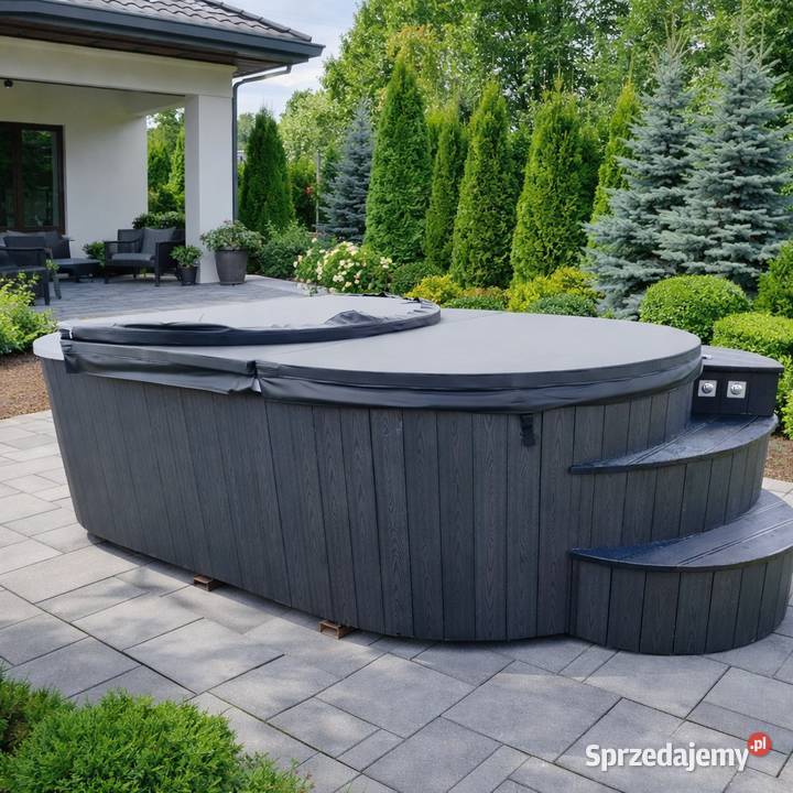 BASEN OGRODOWY WOLNOSTOJĄCY W ZABUDOWIE Z DESKI Baseny