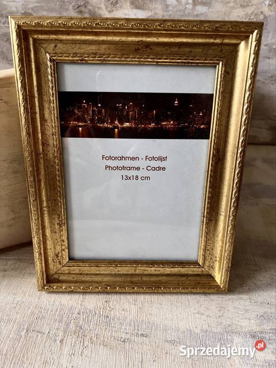Złota ramka Vintage śląskie Bytom