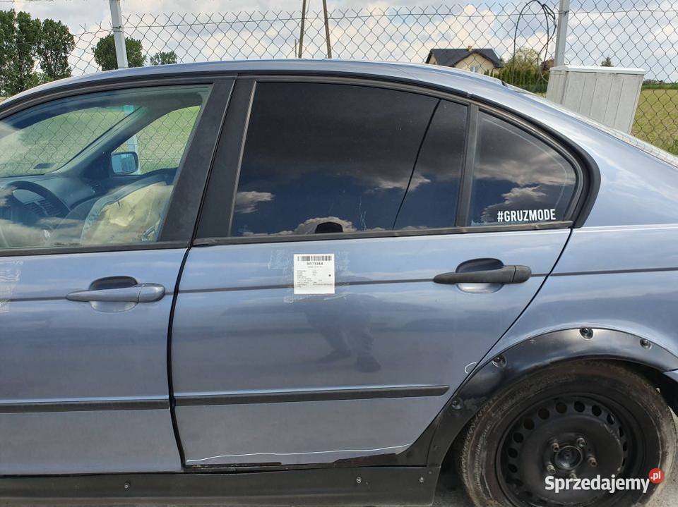 DRZWI LEWE TYŁ BMW E46 STAHLBLAU METALLIC 372 kujawsko-pomorskie Lipno