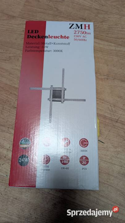 ZMH LED lampa sufitowa lampa sufitowa 46 2750 lm Gliwice