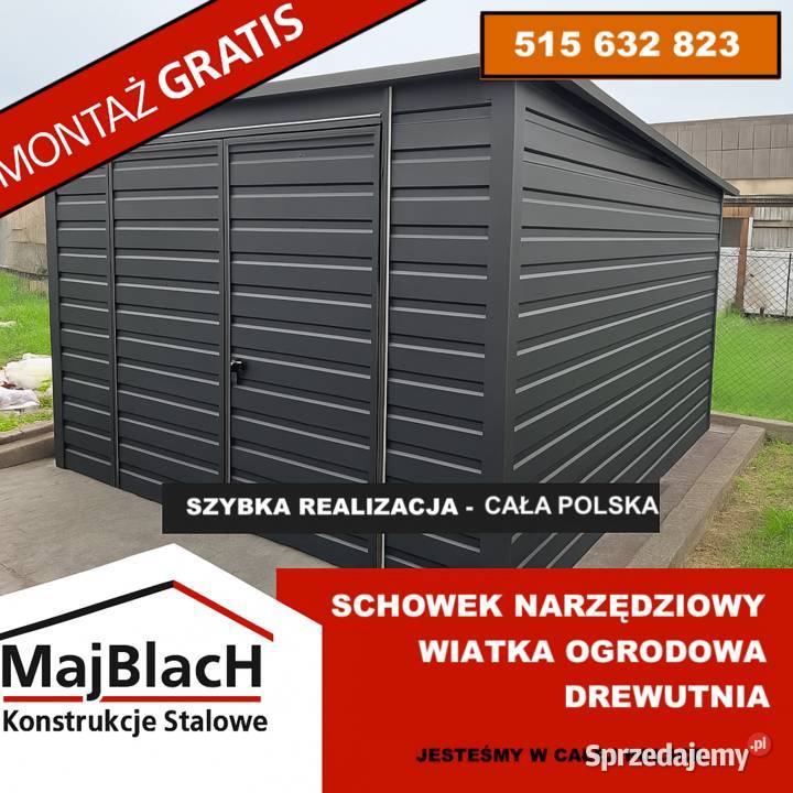 Duża WiataHala Garaż Blaszany Montaż Profil sprzedam