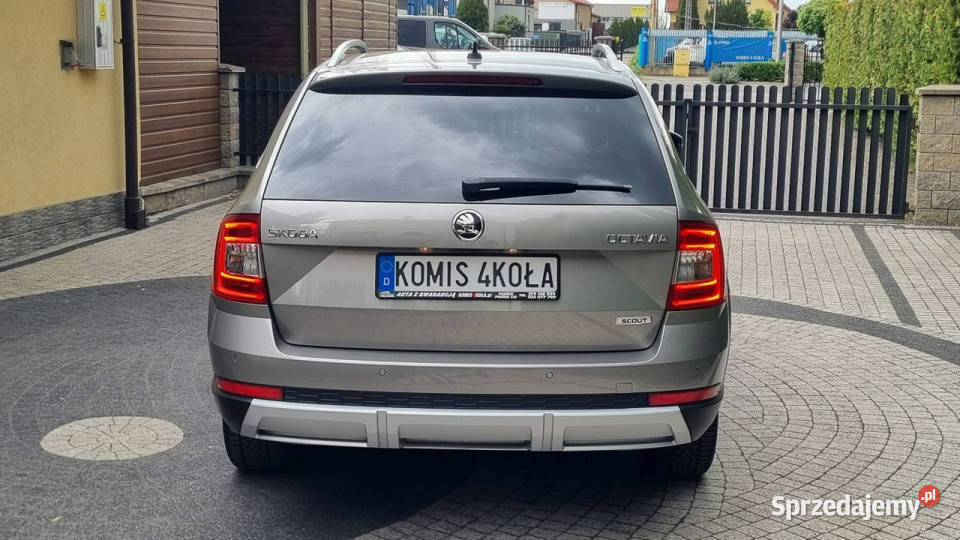 koda Octavia SCOUT 4x4 DSG Alcantara GWARANCJA mazowieckie