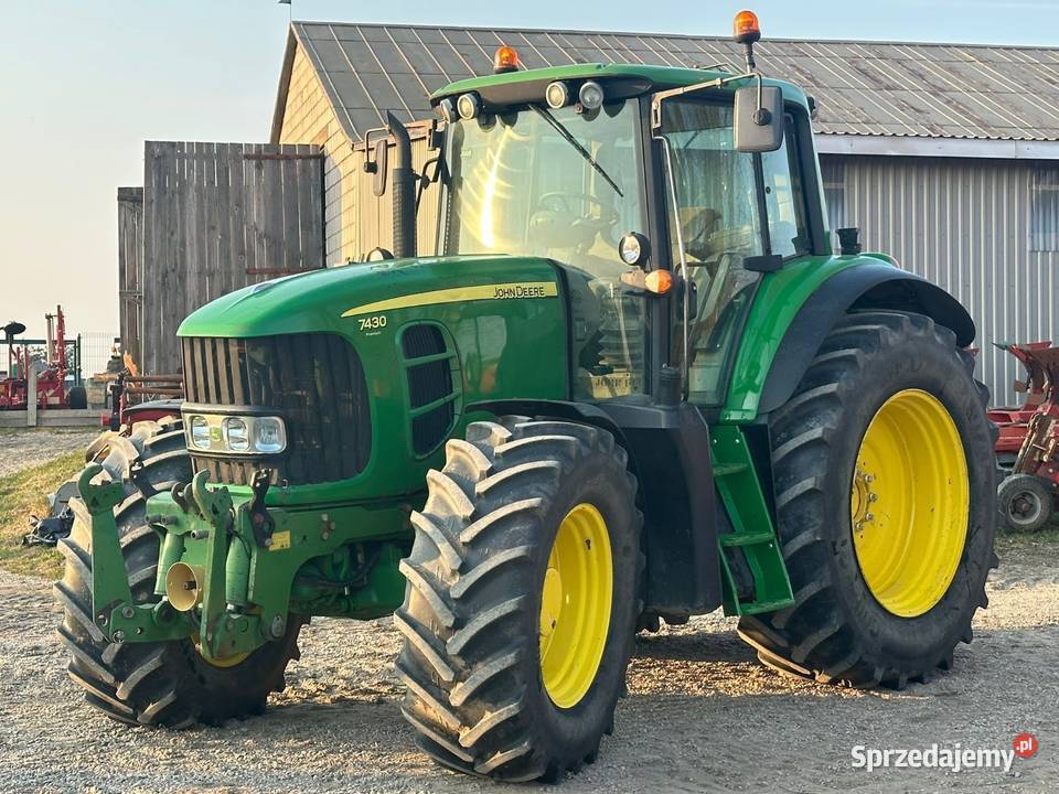 John Deere 7430 tuz wom podlaskie sprzedam