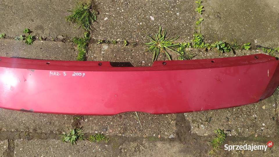 MAZDA 3 mazda3 2014 2016 dokładka BLENDA LISTWA osobowe dolnośląskie Wrocław sprzedam