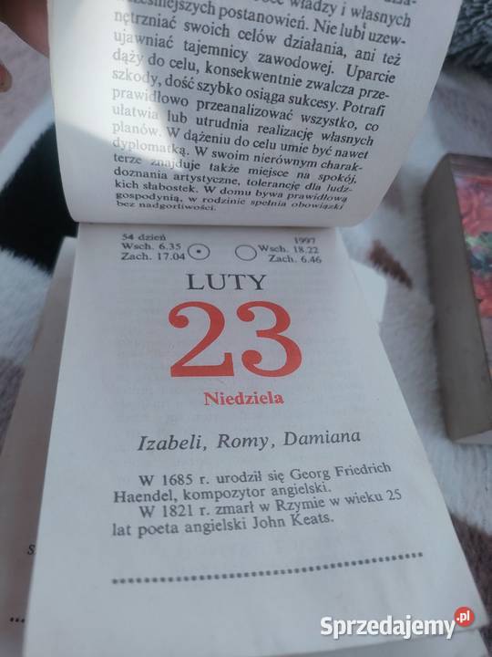 Kartki z kalendarza idealne na prezent różne Tarnobrzeg