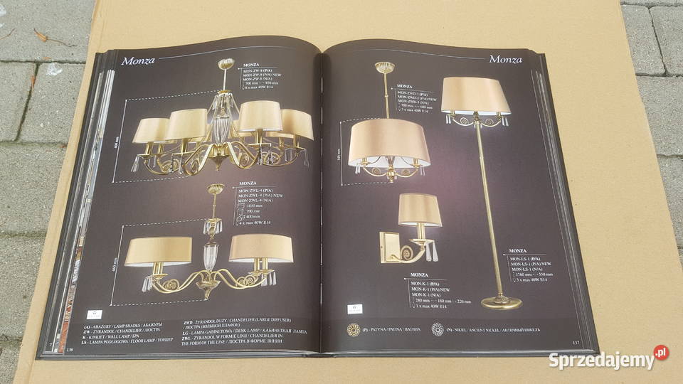 Katalog lamp mosiężnych KUTEK Warszawa