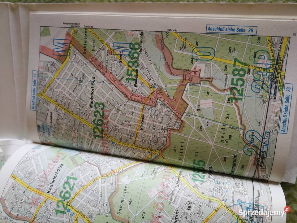 Plan Miasta Berlin ADAC Stadtplan 1996 Indeks Pozostałe Szczecin