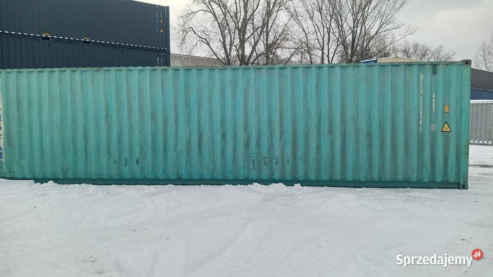 Używany kontener morski 40HC Pewny Kontener Warszawa