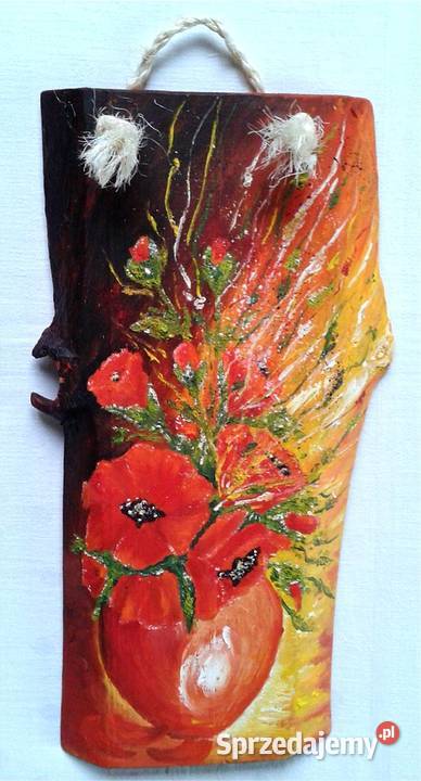 Obraz olejny na desce sosnowej Rydułtowy sprzedam