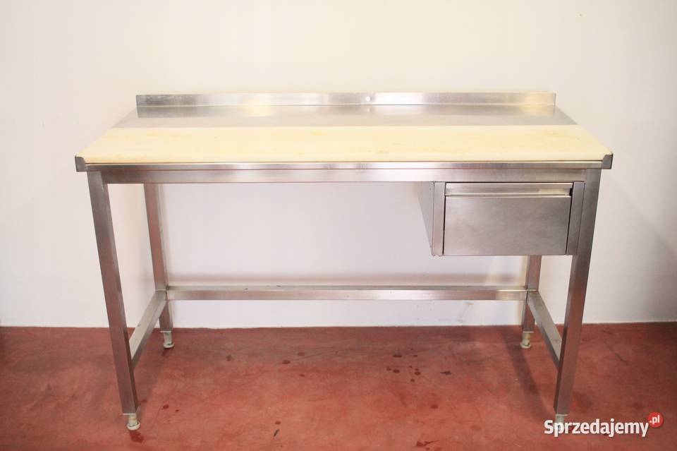 Stół gastronomiczny z szufladą 140x60 Góra