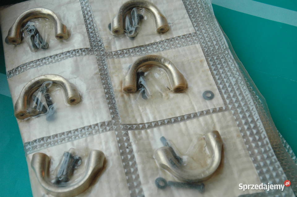 solidny mosiężny uchwyt meblowy produkcja ZSRR Gdynia