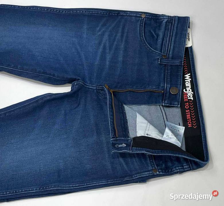 Spodnie męskie jeansy Wrangler Larston 812 Blue Rozmiar M Lublin