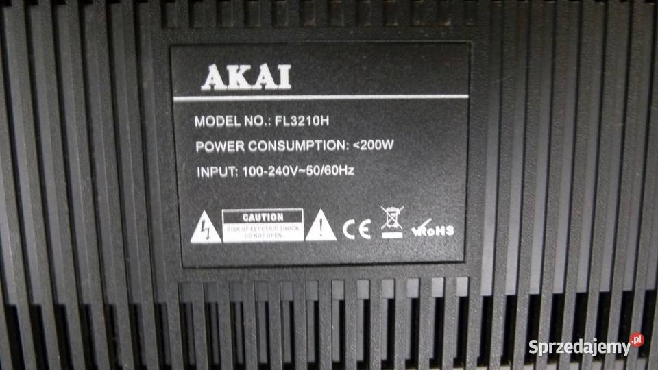 Telewizor AKAI FL3210H działa zbita matryca Telewizory Zamość