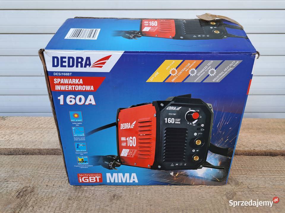 Spawarka inwertorowa Dedra DESI168BT 160A MMA