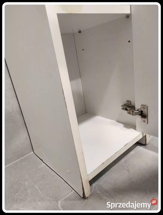 Szafka łazienkowa słupek 30x30x 180 cm biała