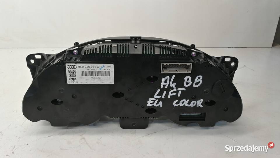 LICZNIK ZEGARY AUDI A4 B8 LIFT 20 TDI 8K0920931C Przystajń