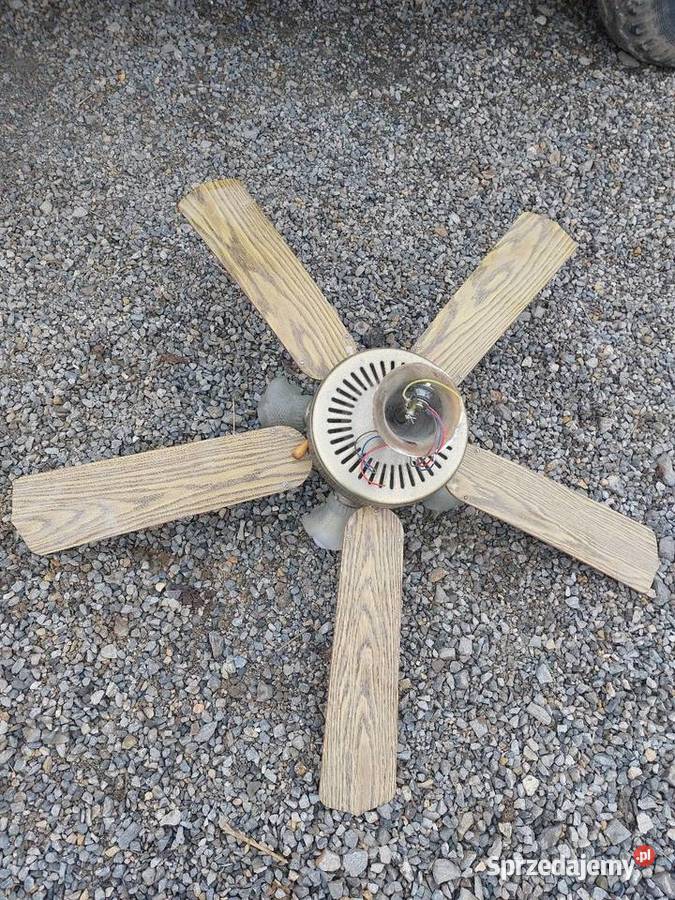 Żyrandol z wiatrakiem