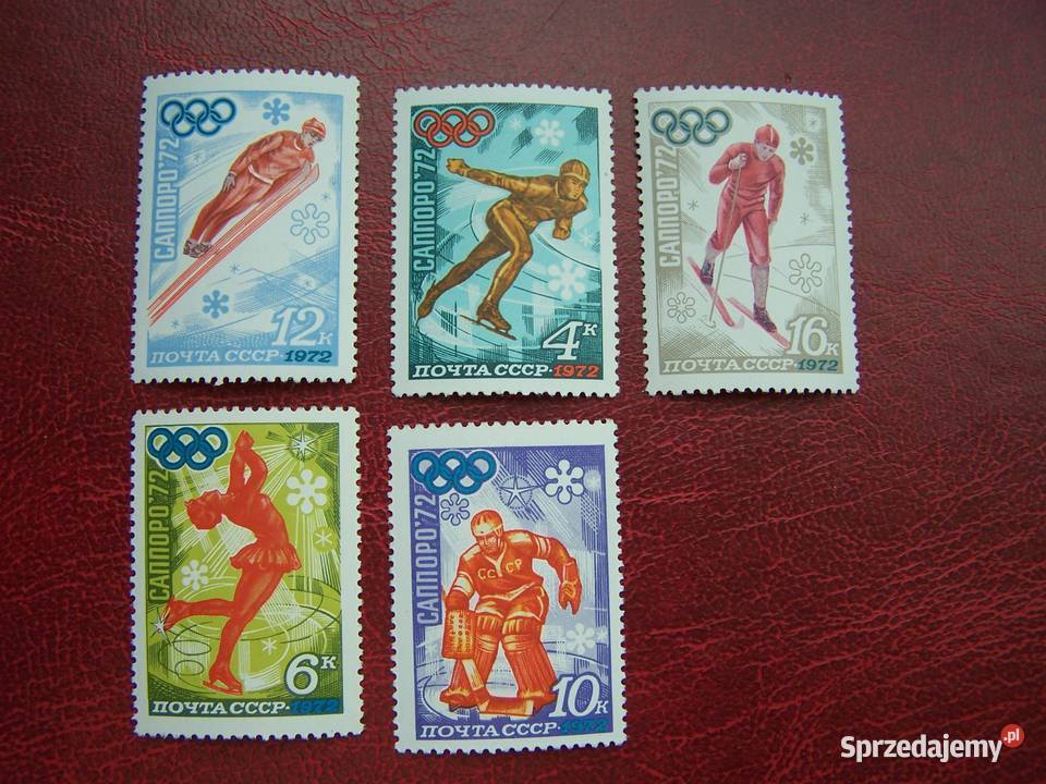 ZSRR 1972 MNH Mi 397983 Sport Olimpiada w śląskie Tychy sprzedam