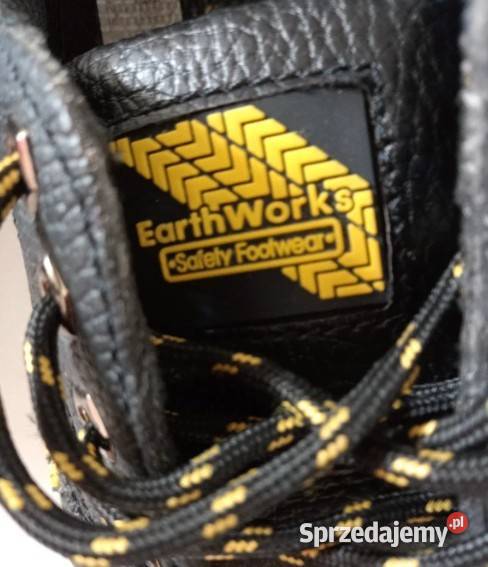 Buty Damskie Robocze Czarne Earth Works 37 Skóra