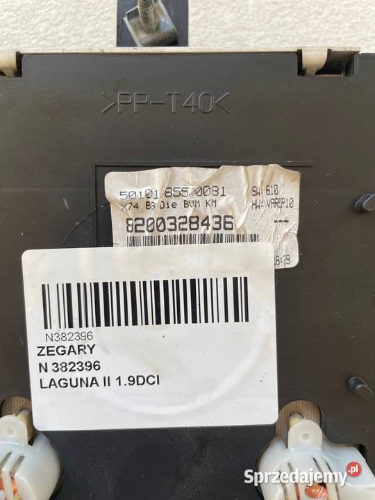 LICZNIK ZEGARY RENAULT LAGUNA II 8200328436 Warszawa