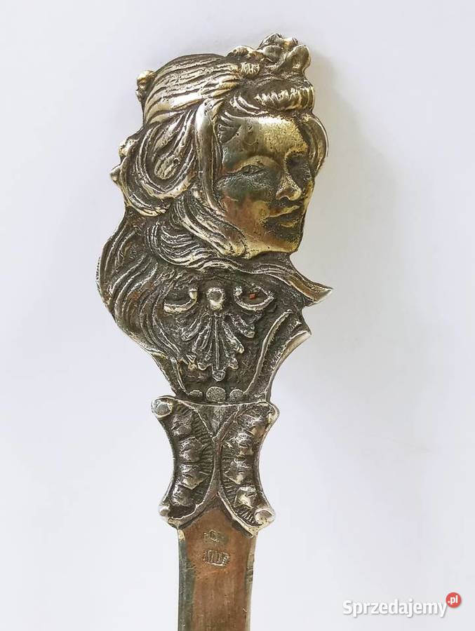 Nóż do papieru Secesja Wiedeń Srebro 800 Nowa Sól