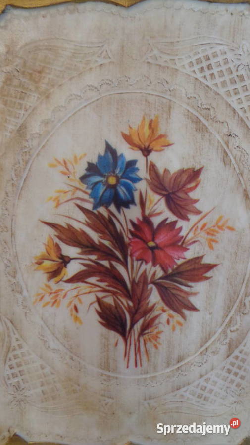 Taca malowana w kwiaty Italy Mielnica Duża