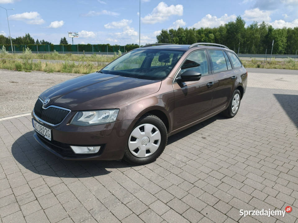 koda Octavia III 2013 brązowy Samochody osobowe Lipówki