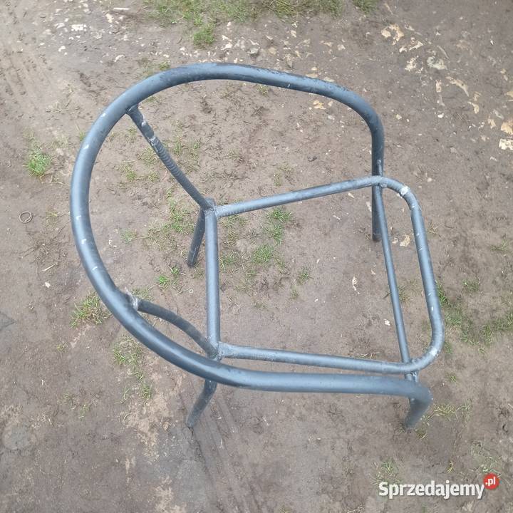 Krzesło Metalowe Stelaż 5 Sztuk Kamień Pomorski