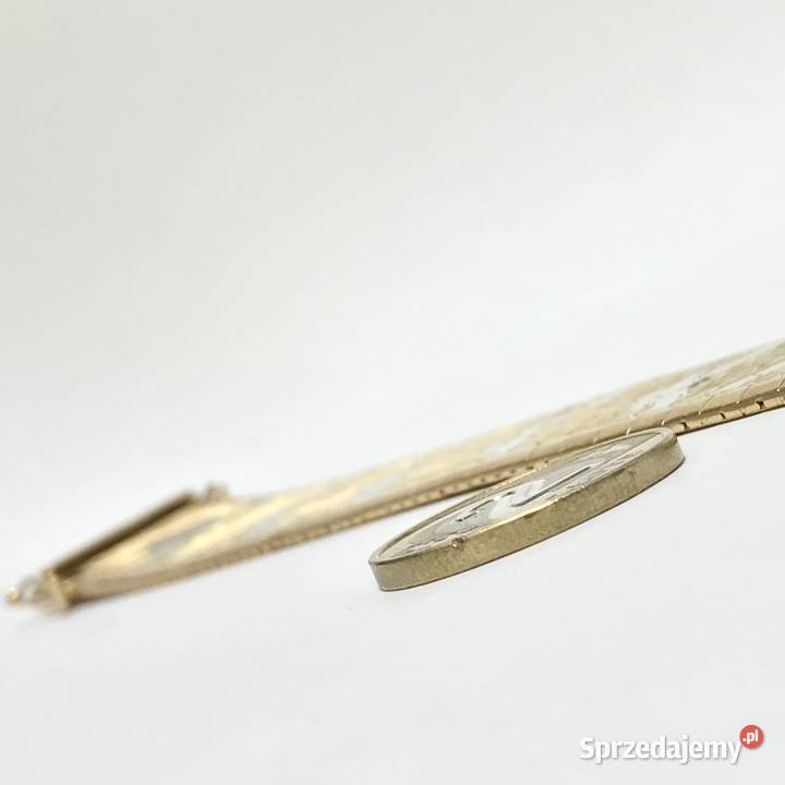 Złota BRANSOLETKA damska 18K TRZY KOLORY ZŁOTA Warszawa