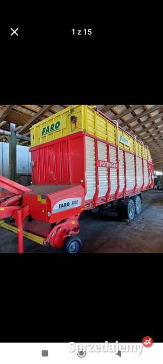 Przyczepa Pottinger Faro 8000l Kłodzko