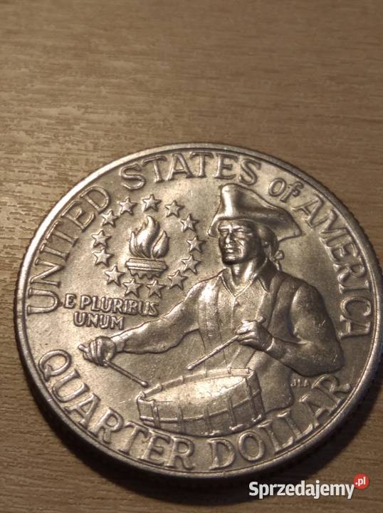 Moneta 25 centów USA 17761976 200 rocznica śląskie Myszków