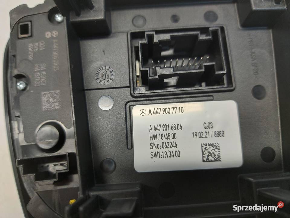 Mercedes EQV w447 Vklasa panel sterownik