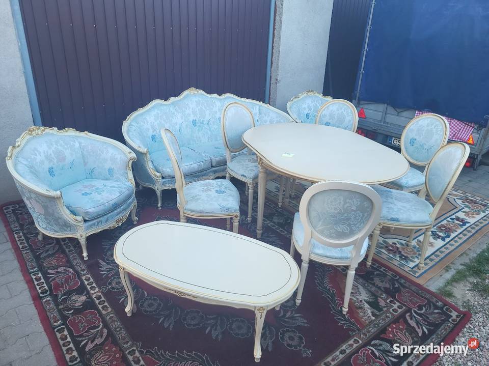Meble pałacowe LUDWIK XIV komoda witryna sofa Sypniewo sprzedam