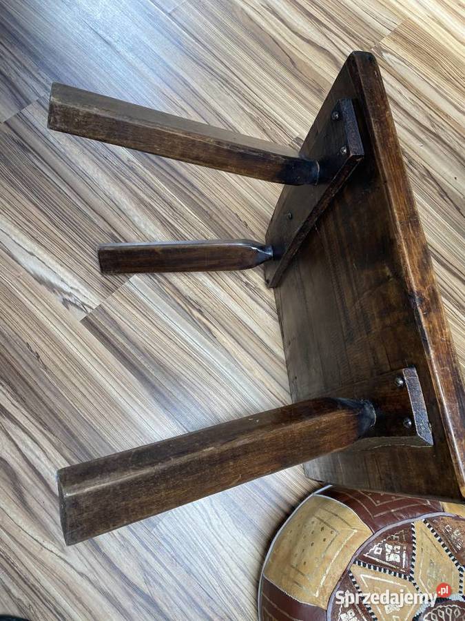Handmade drewniany ręcznie wykonany Stolik dolnośląskie Bystrzyca Kłodzka
