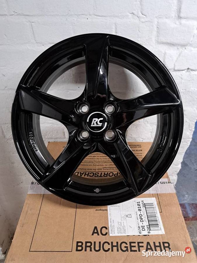 Nowe alufelgi 16 RC Design RC30 ECE 4x100 czarny lubuskie