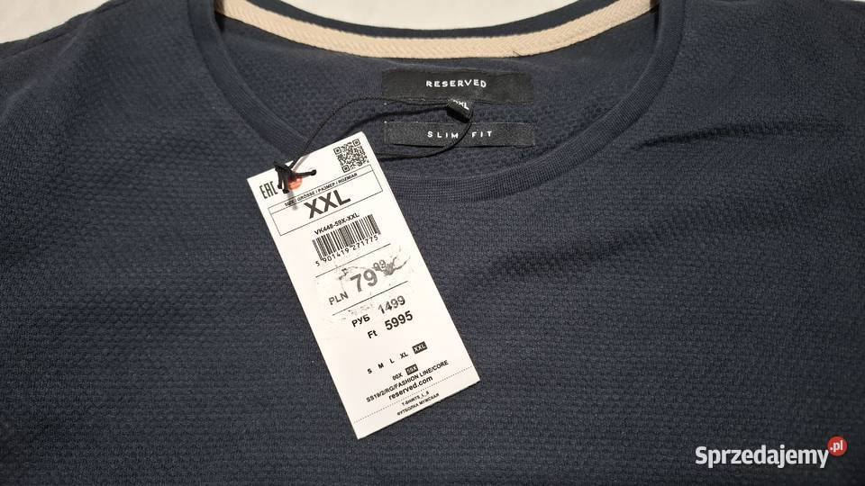 Bluzka koszulka długi rękaw Reserved XXL śląskie