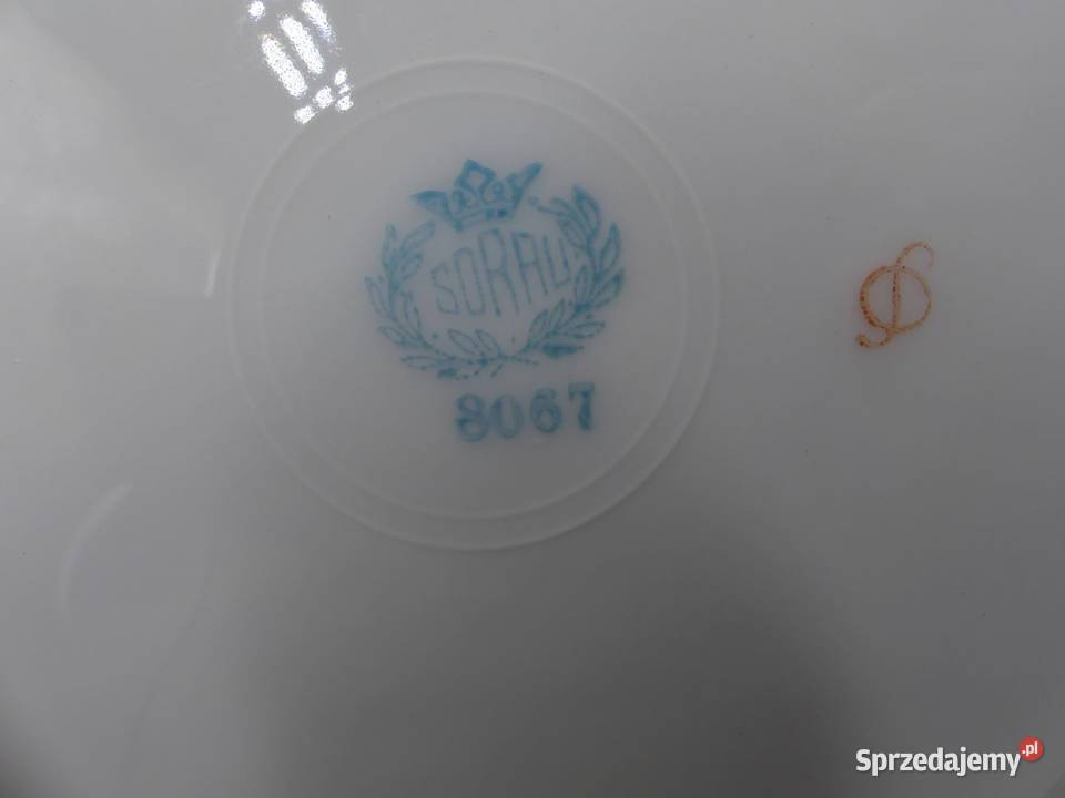 Komplet śniadaniowy Sorau Żary piękne art deco wielkopolskie Poznań