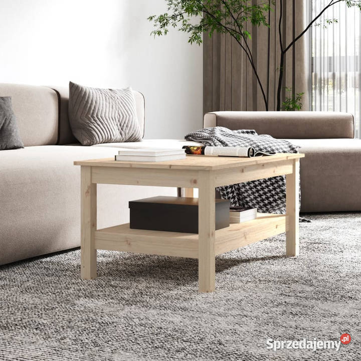Stolik kawowy 80x50x40 lite drewno sosnowe Warszawa