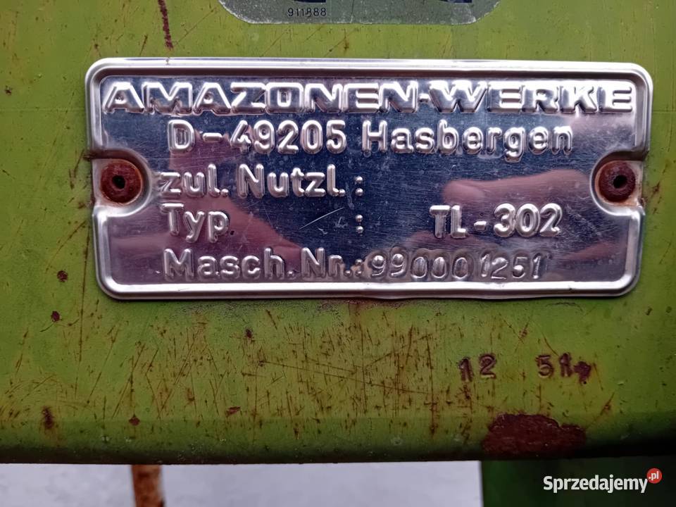 Amazone TL 302 Głębosz Mokronosy